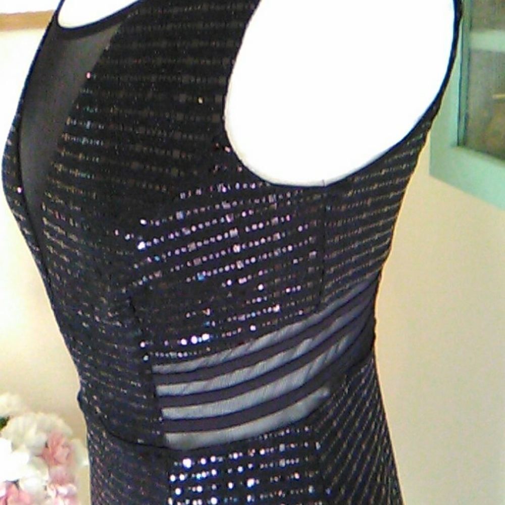 Enfocus Studio Black Sequin Dress - Picture 3 of 15